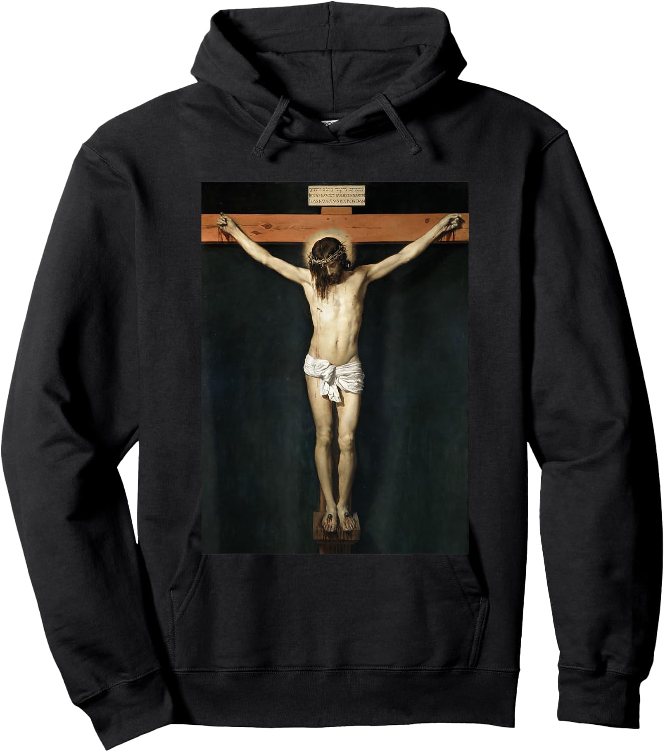 Diego Velázquez - #2 Crucified Jesus Christ Hoodie - Hoodie | Black