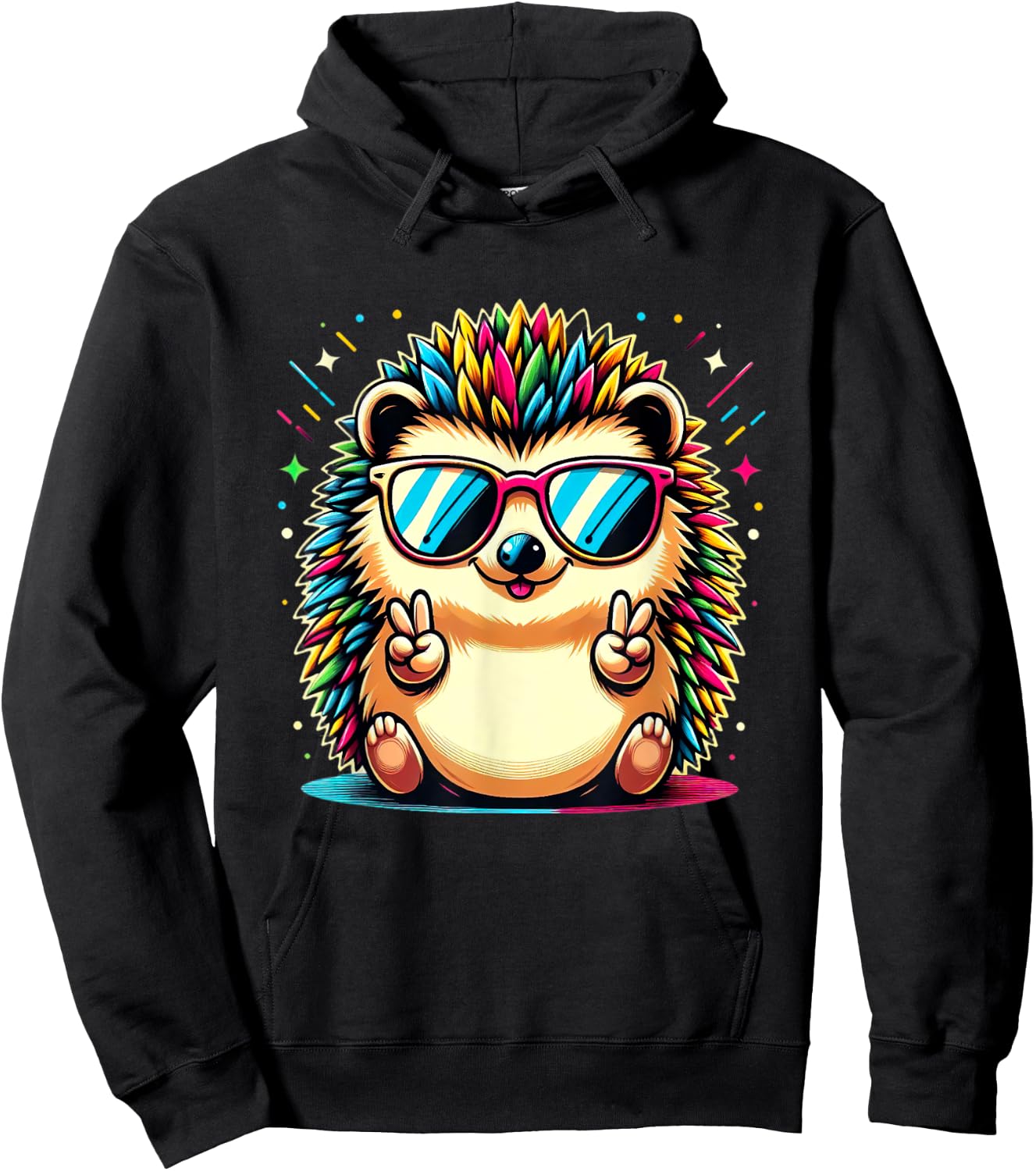 Coole Igel-Outfits Hoodie - Hoodie | Black