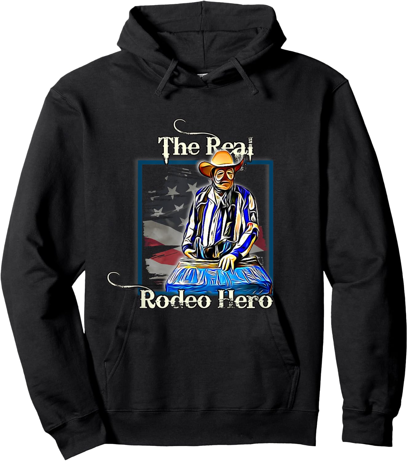 Rodeo Clown Professional Bull Fighter Hoodie - Hoodie | Black
