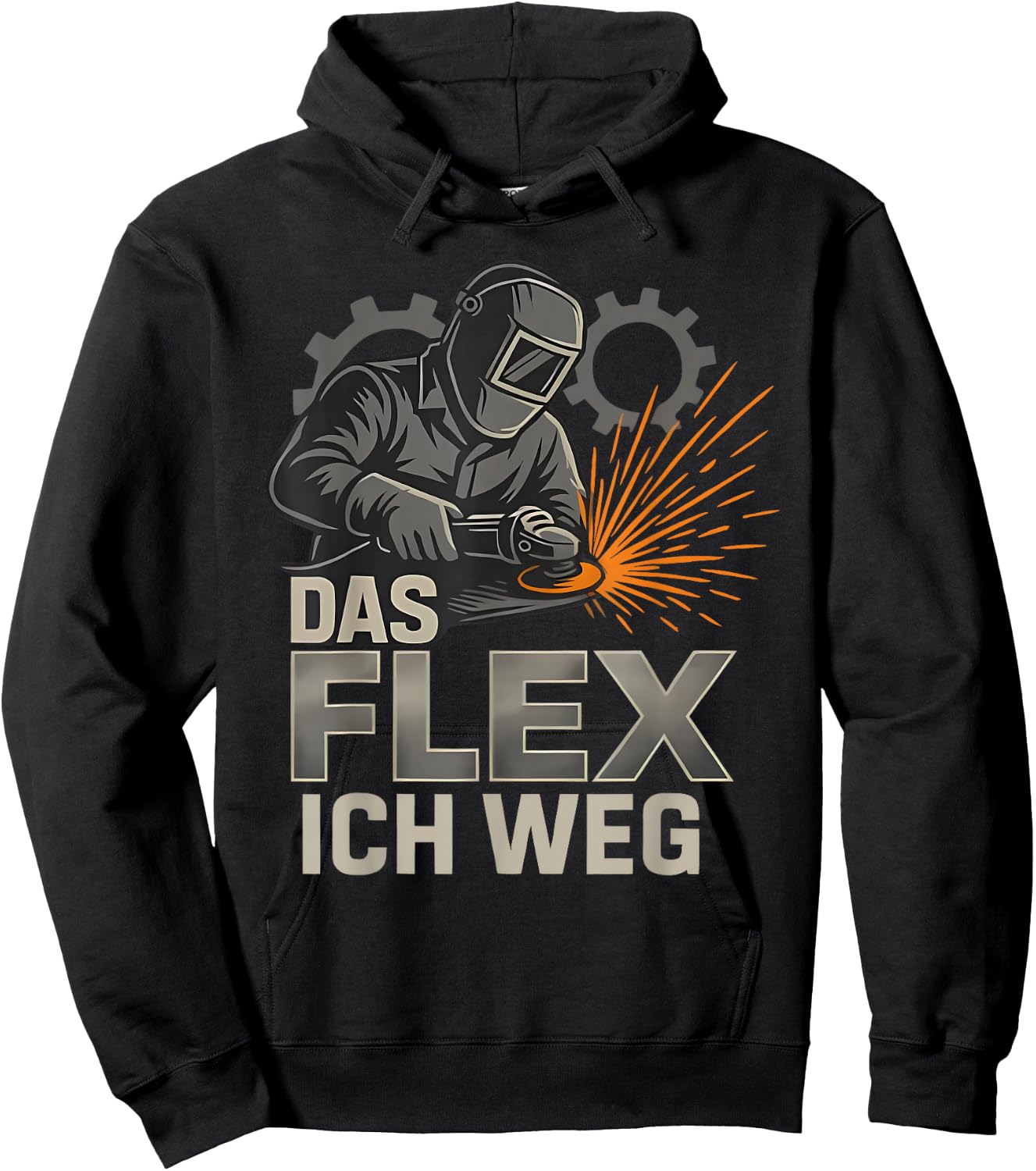 das Flex ich Weg Hoodie - Hoodie | Black