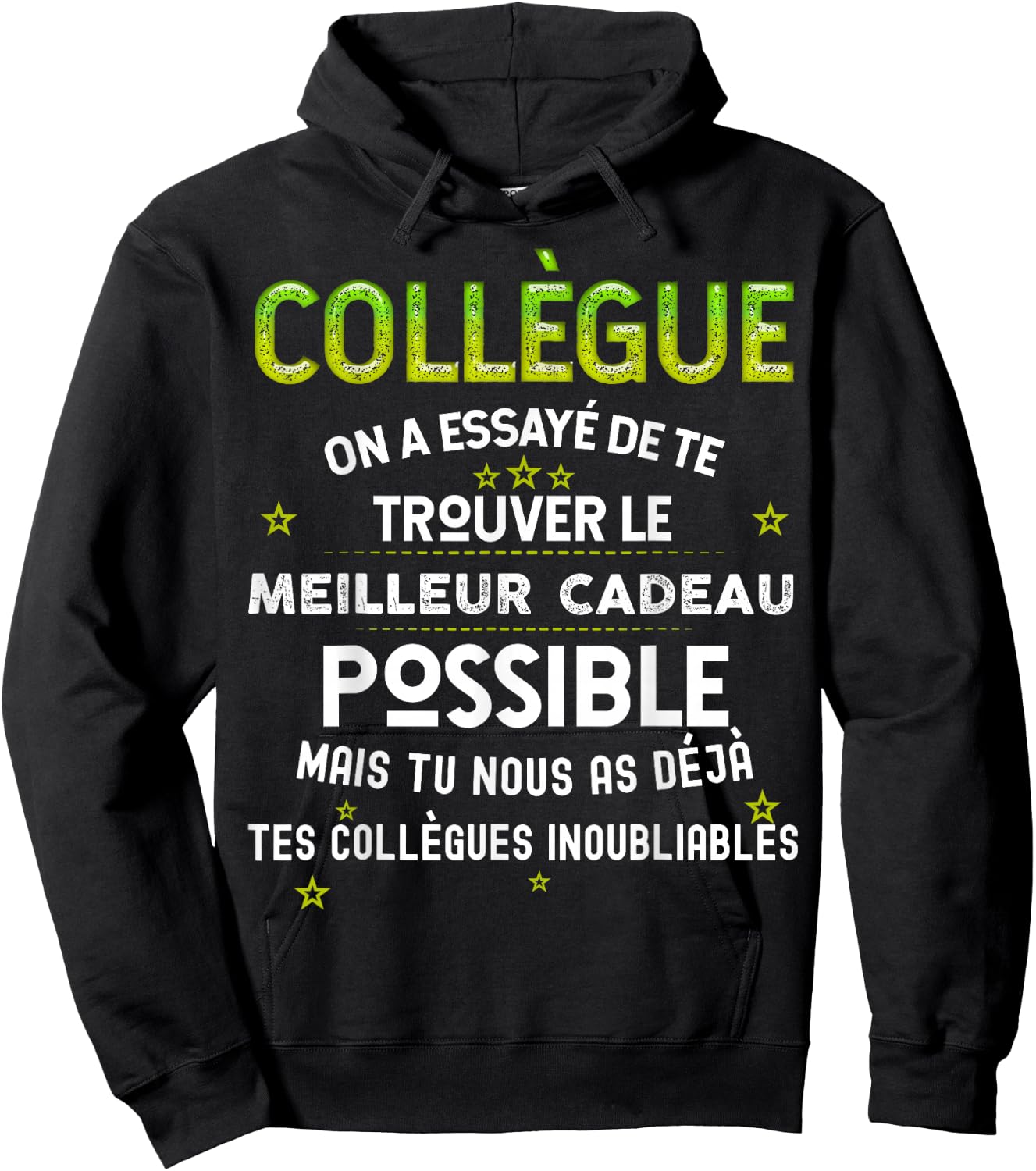 Gift Our Colleague From The Best , Black, S Hoodie - Hoodie | Black