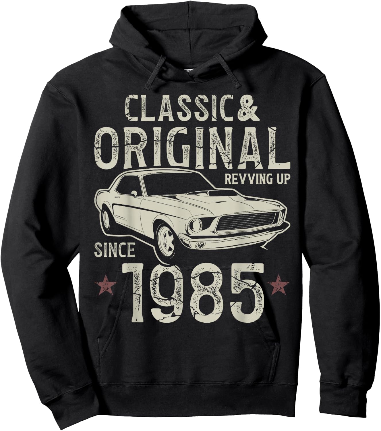 40th Birthday 1985 Classic Car Hoodie - Hoodie | Black
