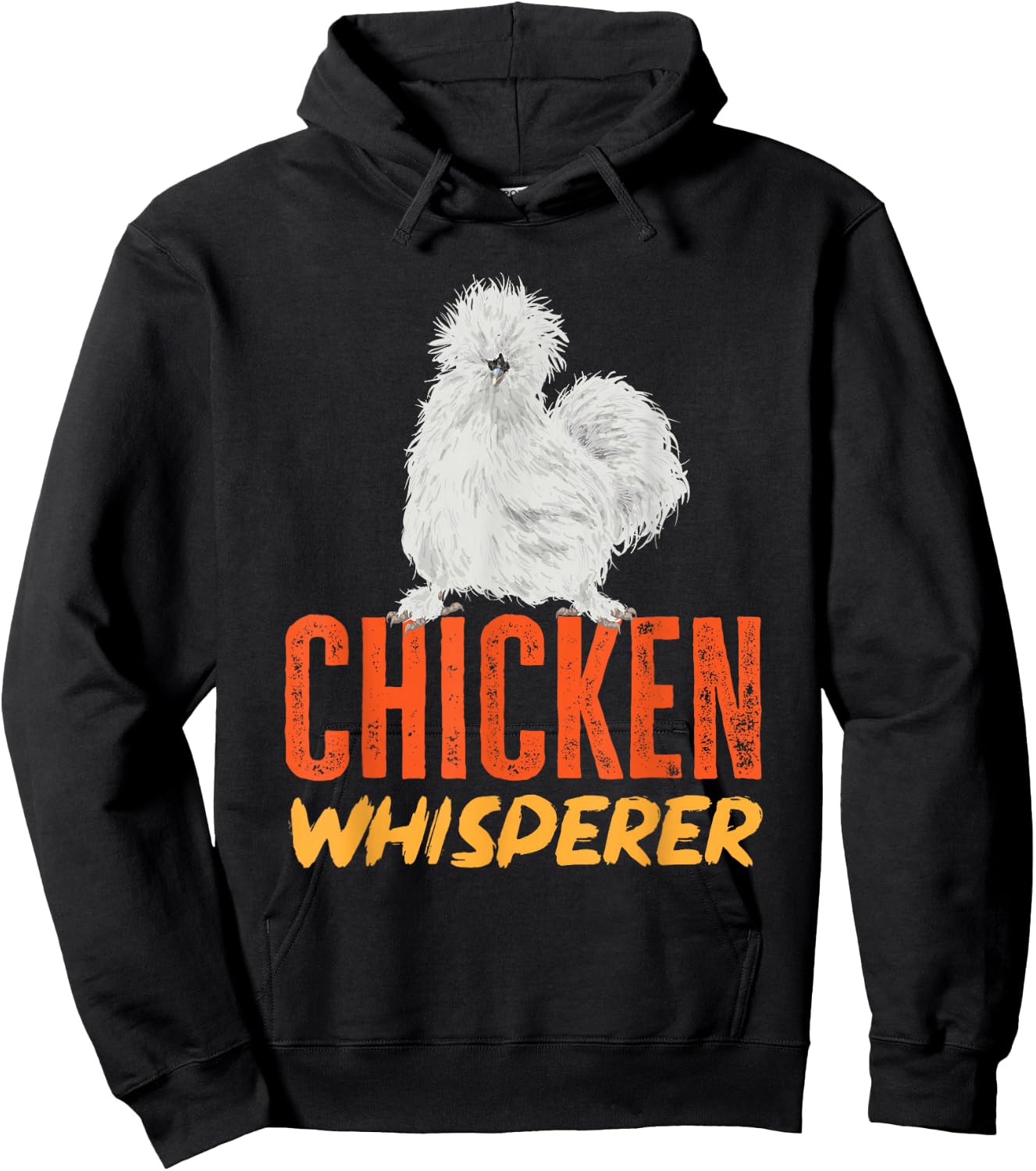 Silk Chicken Silkie Chicken Hoodie - Hoodie | Black