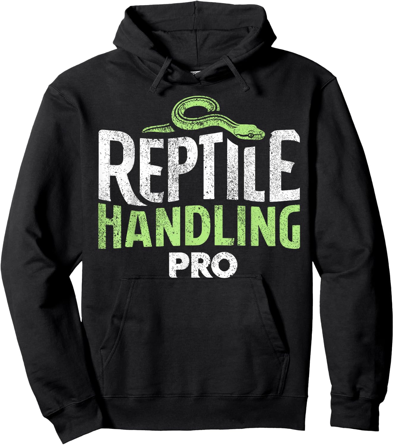 Reptile Handler - Certified Snake Handler - Snake Hoodie - Hoodie | Black