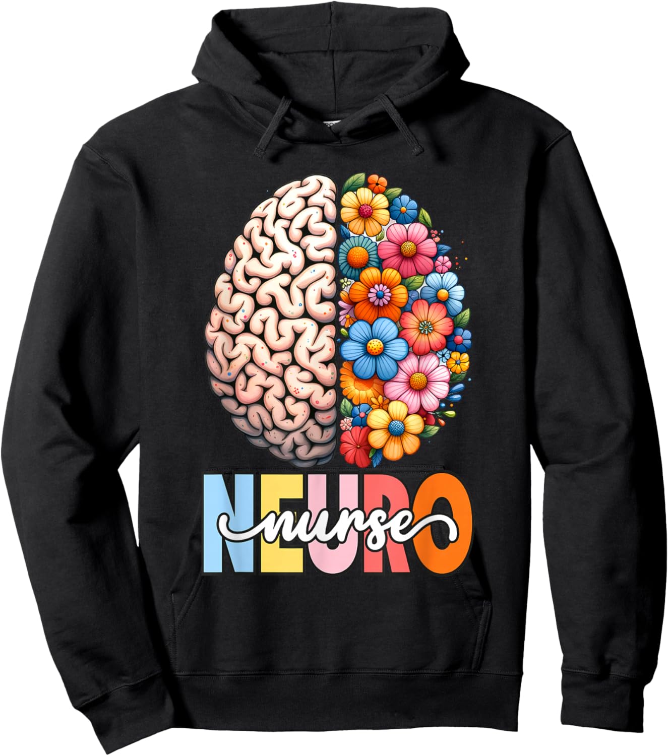 Stroke Neurosurgery Neurology Ortho Neuro Trauma Icu Nurse Hoodie - Hoodie | Black