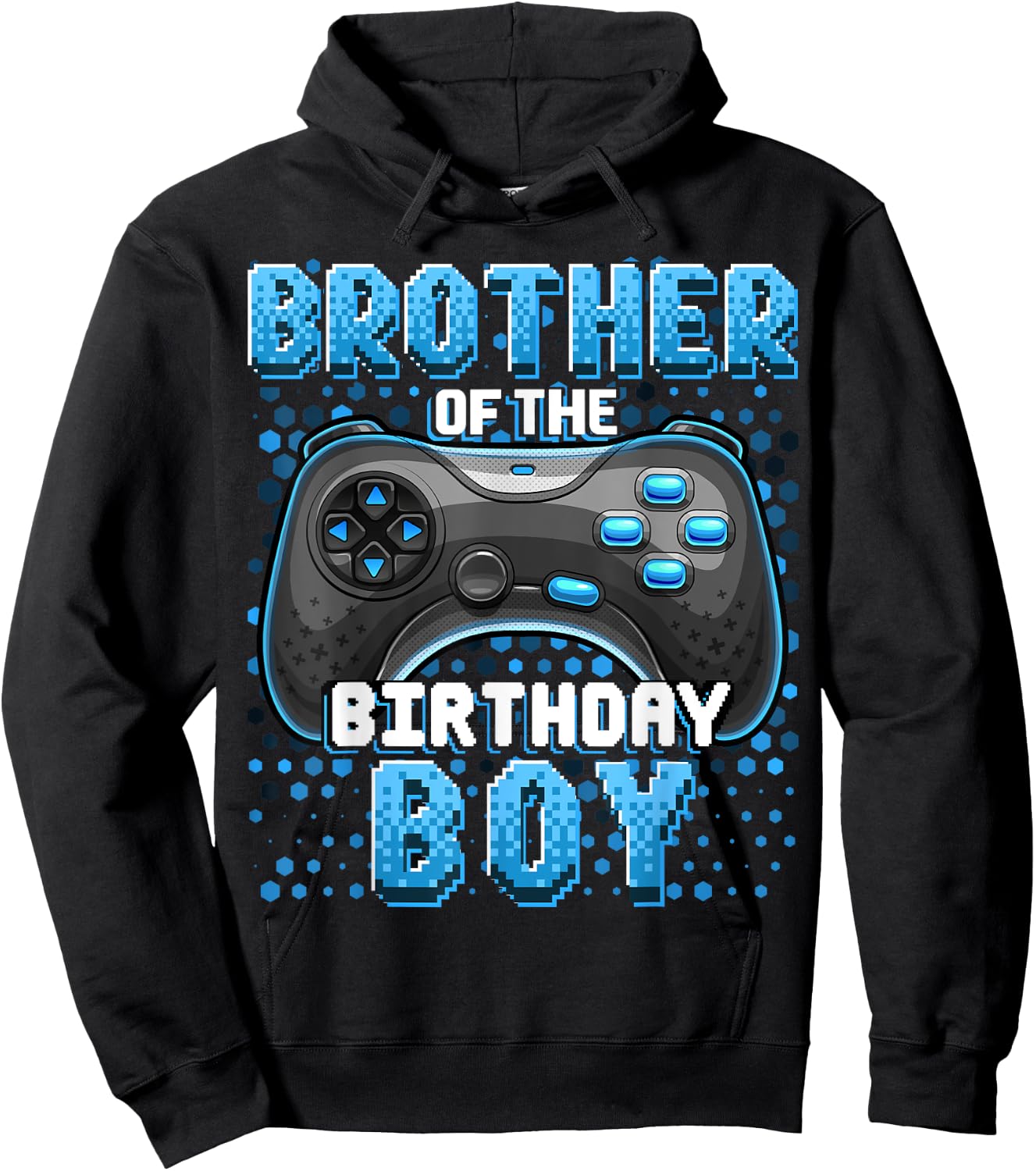 Brother of the Birthday Boy Matching Video Game Birthday Hoodie - Hoodie | Black