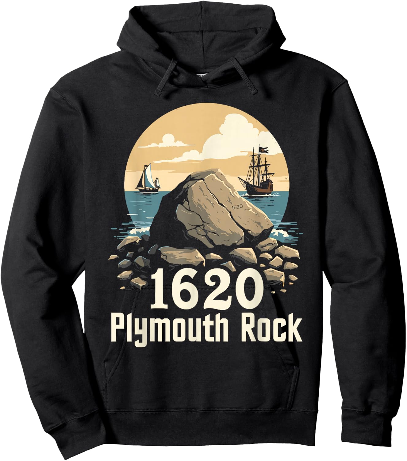 Plymouth Rock Hoodie - Hoodie | Black