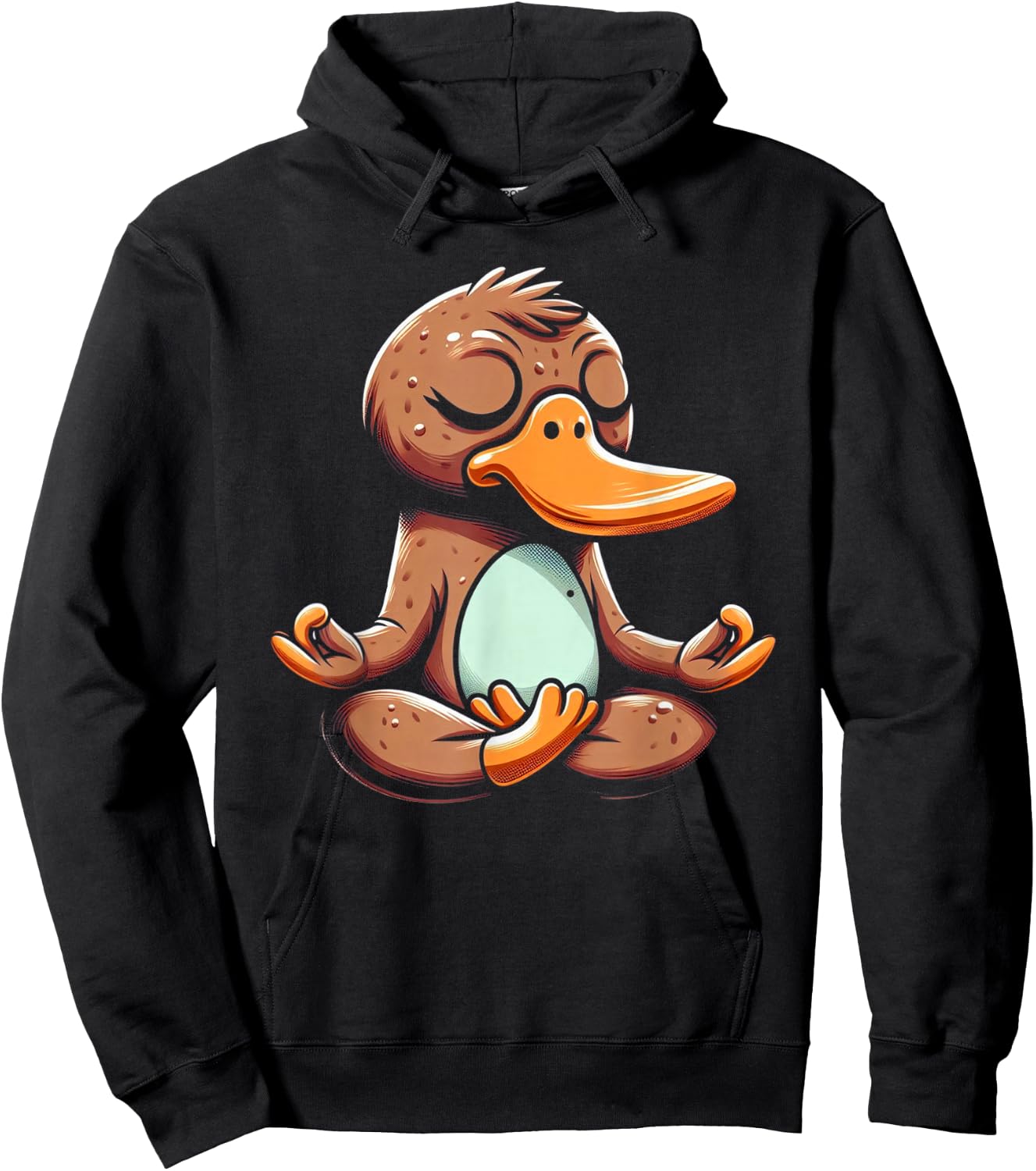 Platypus Yoga Meditation Hoodie - Hoodie | Black