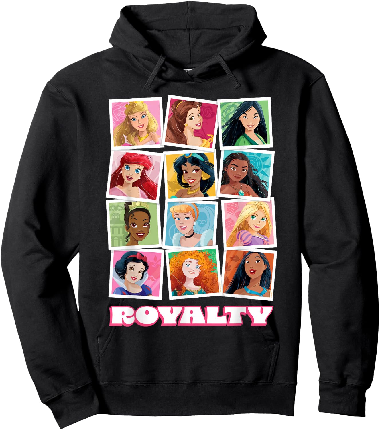 Disney Princess Photos Royalty Portrait Picture Collection , Black, S Hoodie - Hoodie | Black