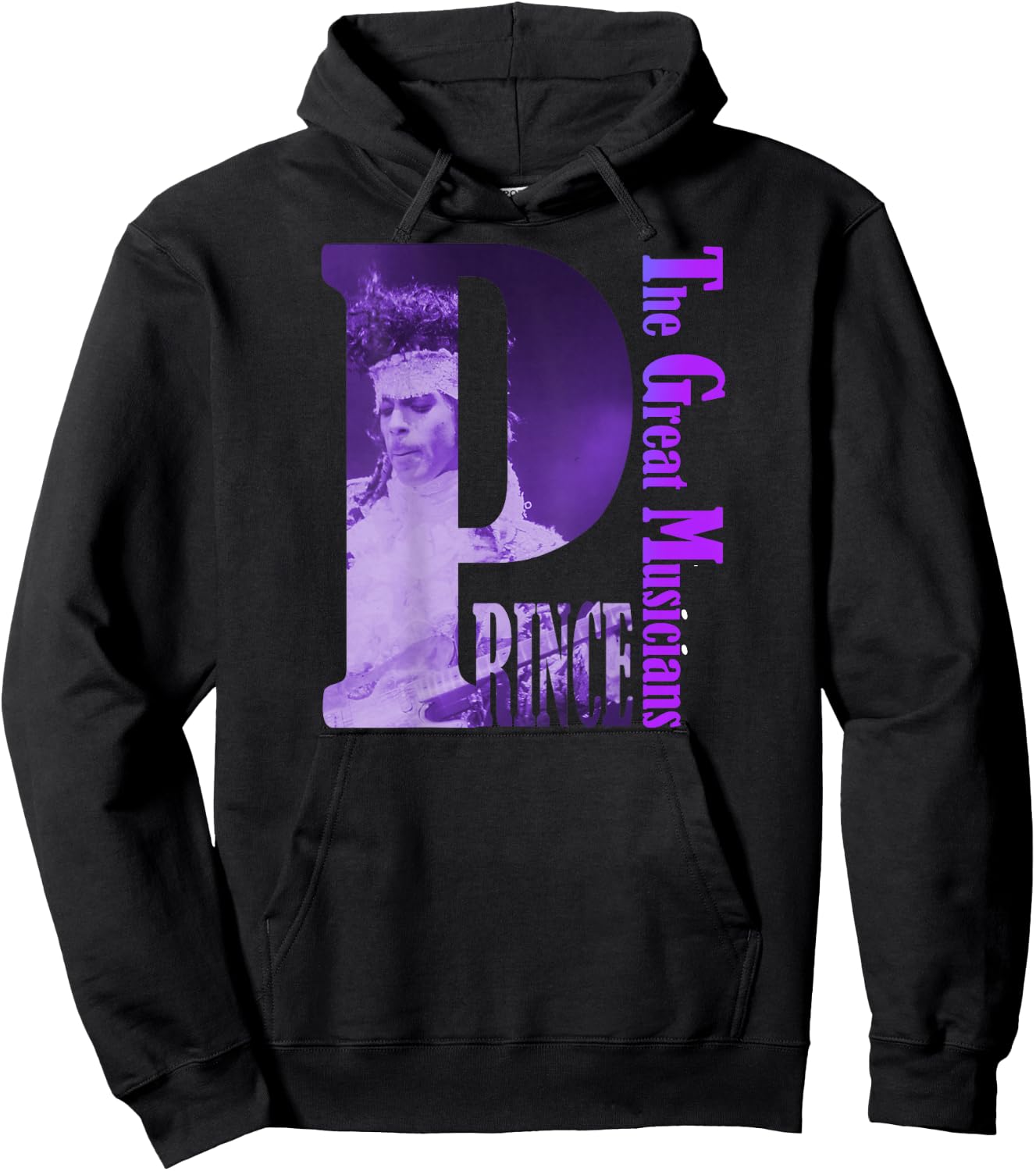 PRINCE_Purple Rain_001 , Black, S Hoodie - Hoodie | Black