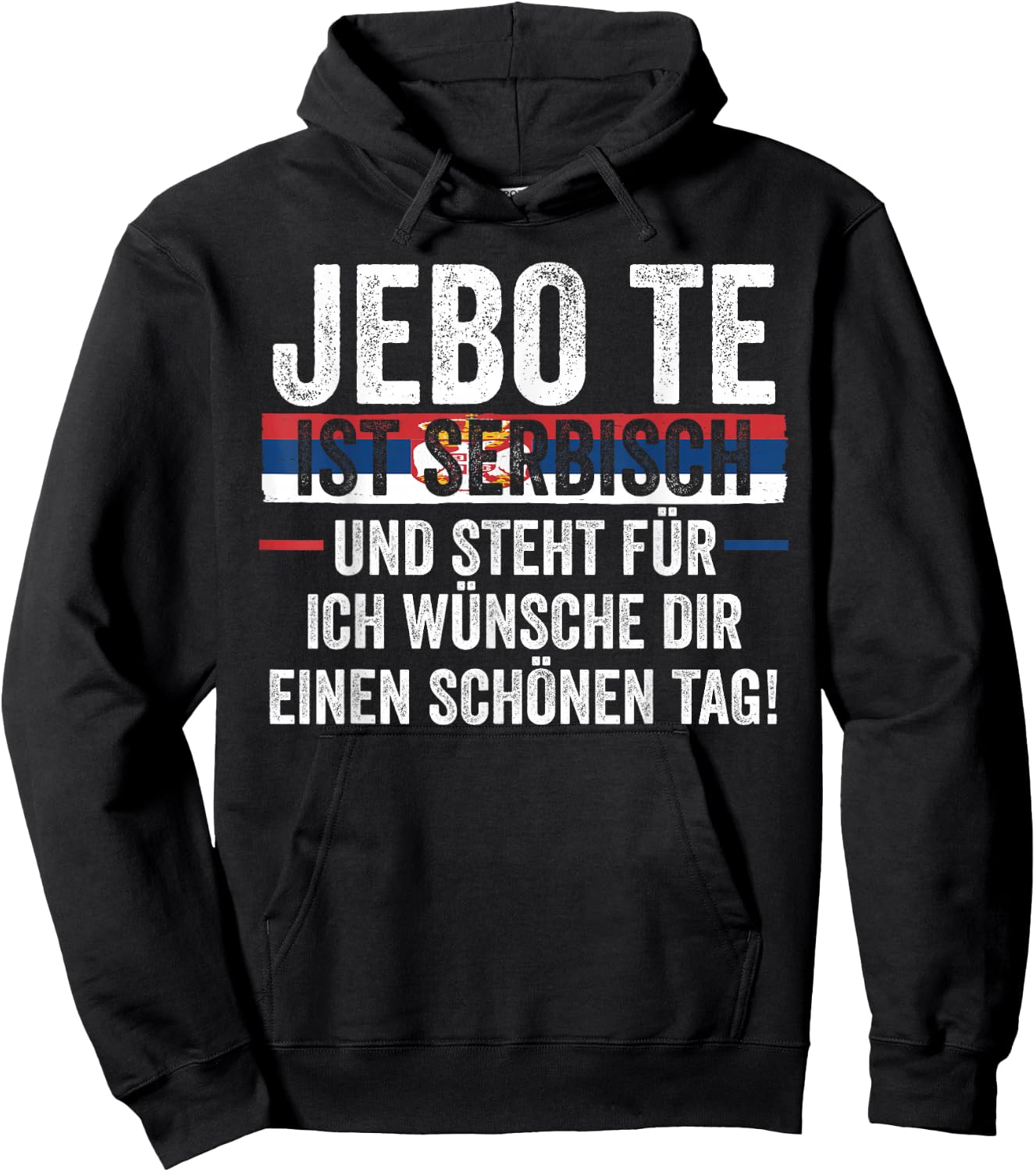 Serbs Serbian Serbia , black Hoodie - Hoodie | Black