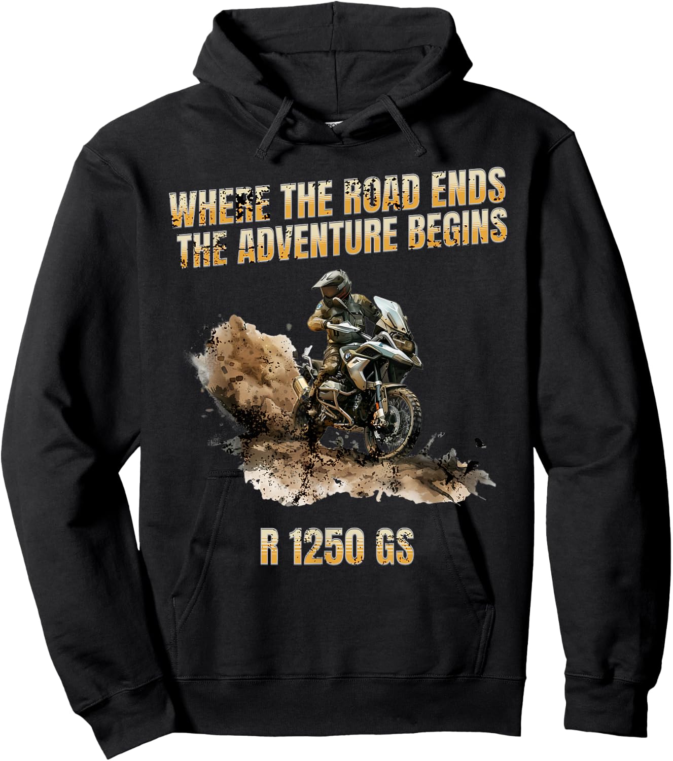 R 1250 GS Adventure Motorcycle Hoodie - Hoodie | Black