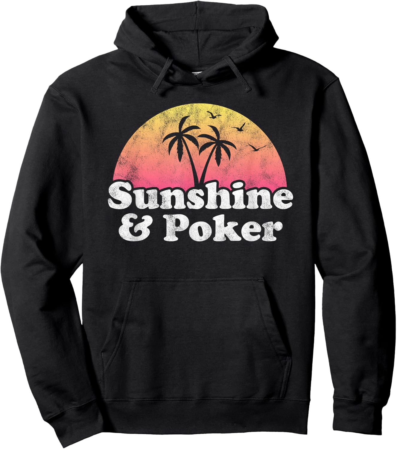 Sunshine and Poker Hoodie - Hoodie | Black