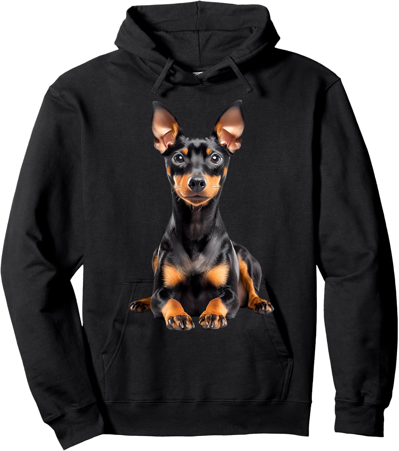Lazy Miniatur Pinscher Hoodie - Hoodie | Black