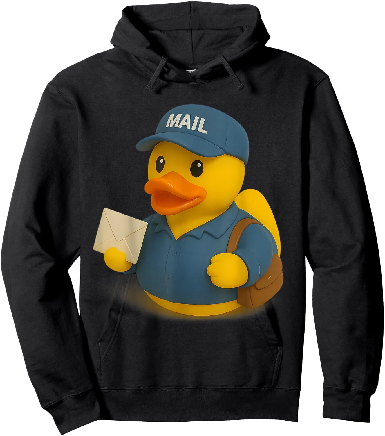 Rubber Duck Mailman Ducky Duckie Hoodie - Hoodie | Black
