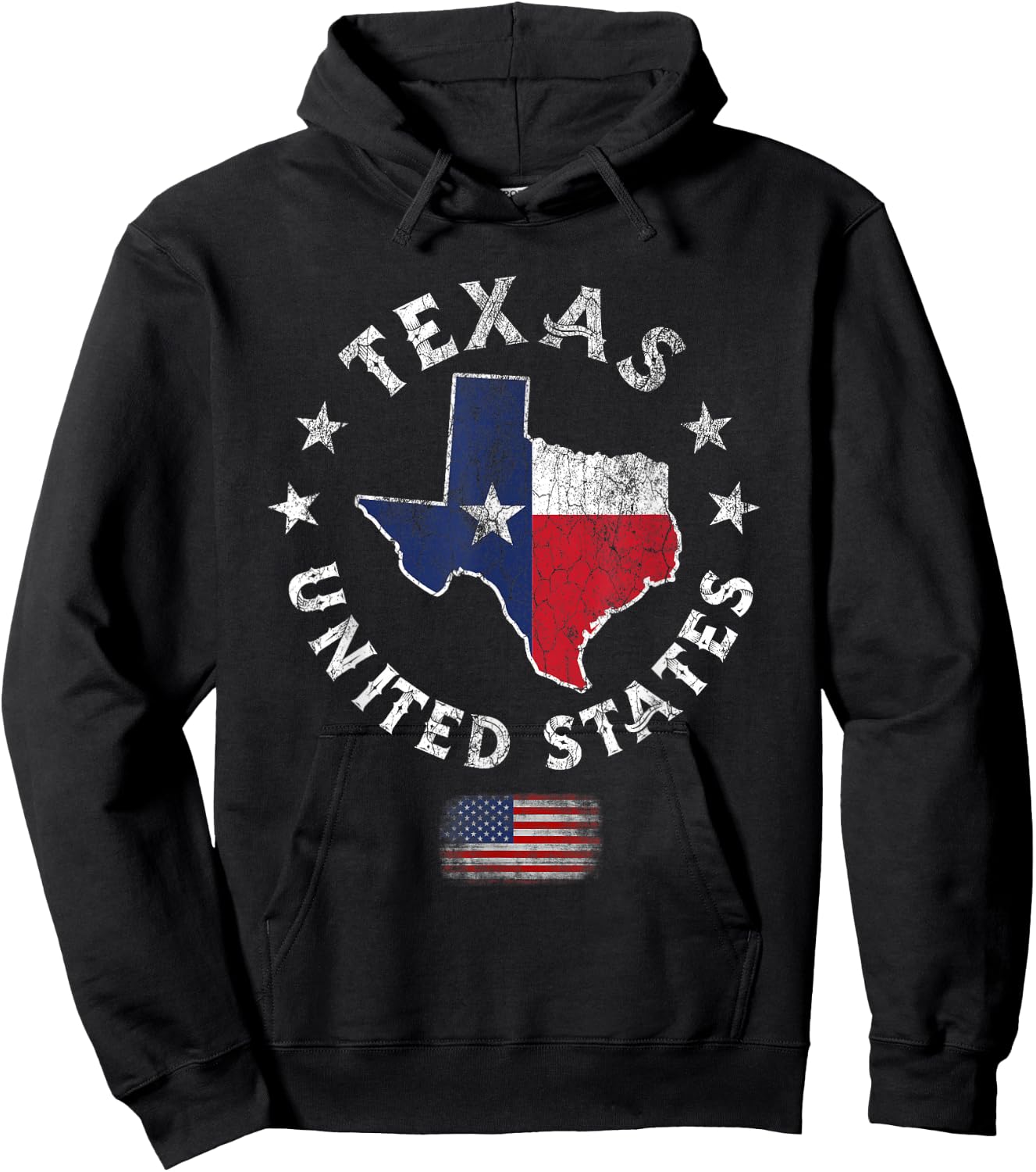 Texas - USA - Stolz seit 1845 Texas Fan Hoodie - Hoodie | Black