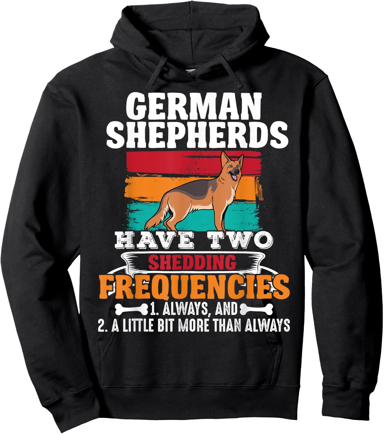 Funny German Shepherd Owner Dog Lover German Shepherd Hoodie - Hoodie | Black
