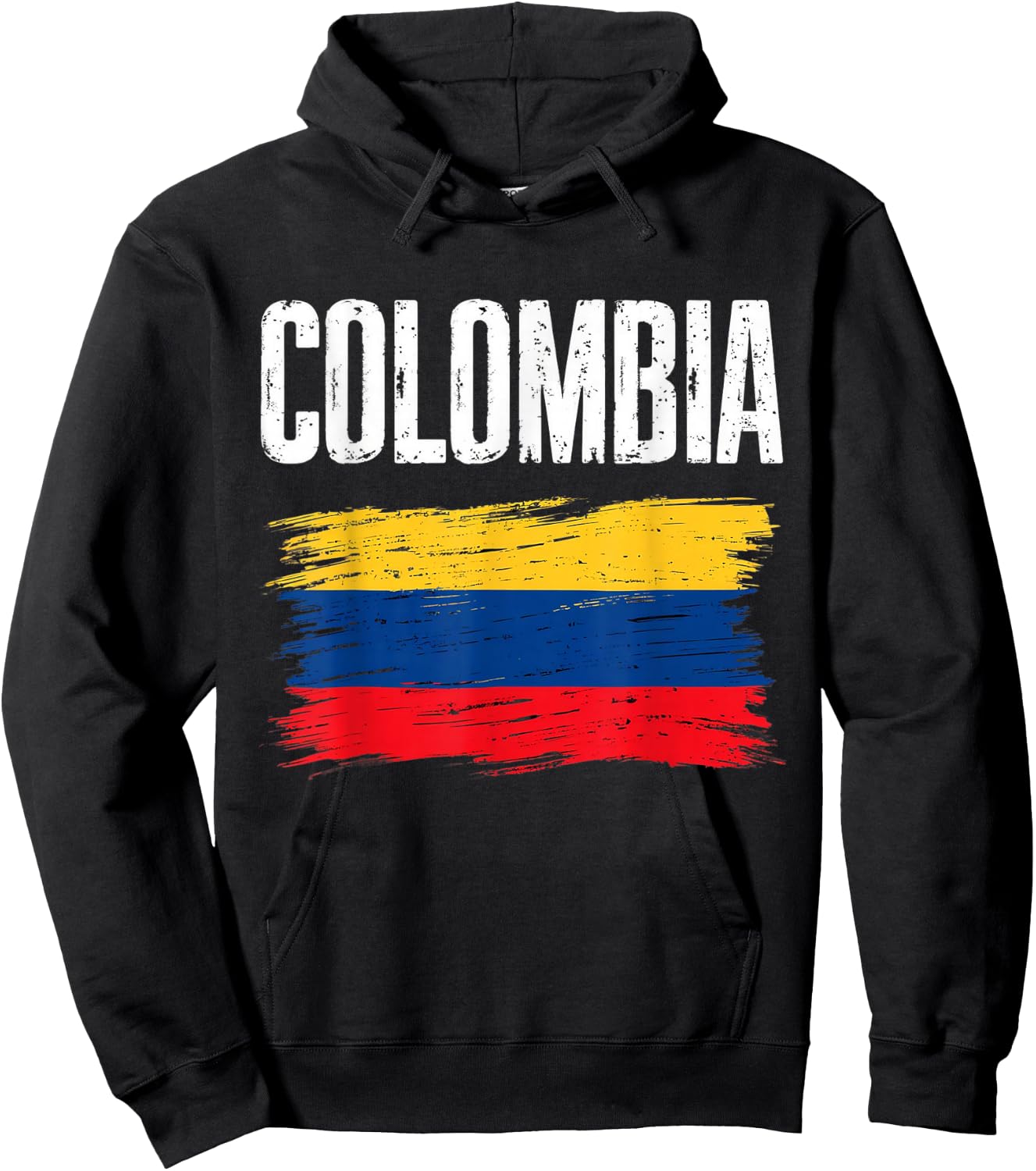 Colombia Flag Jersey Colombian Soccer Team Colombian Hoodie - Hoodie | Black