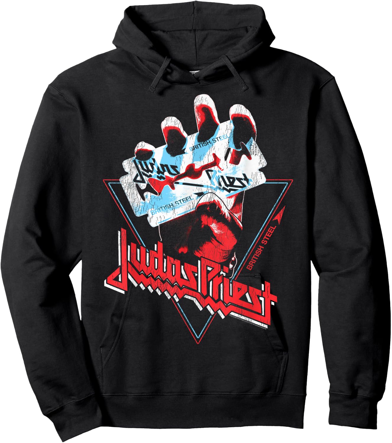 Judas Priest British Steel Graphic Picture , black Hoodie - Hoodie | Black