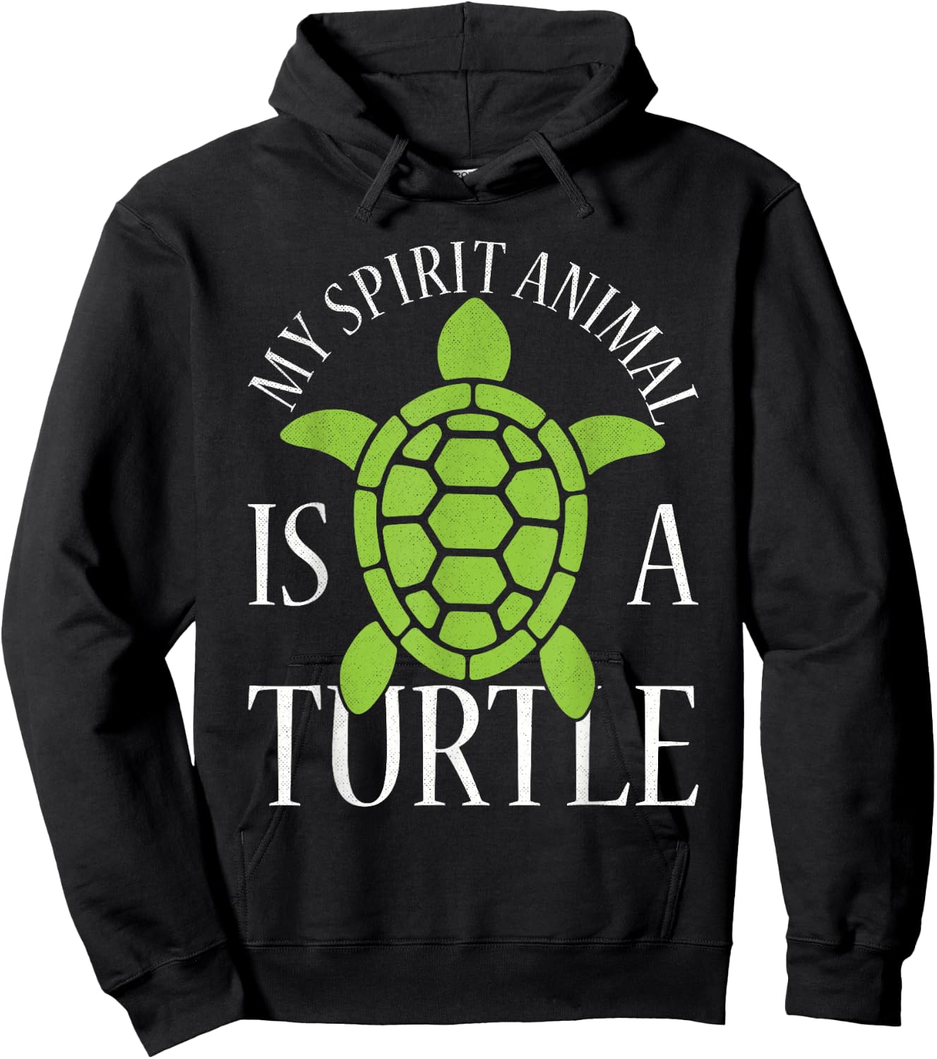 My Spirit Animal Is A Turtle Hoodie - Hoodie | Black