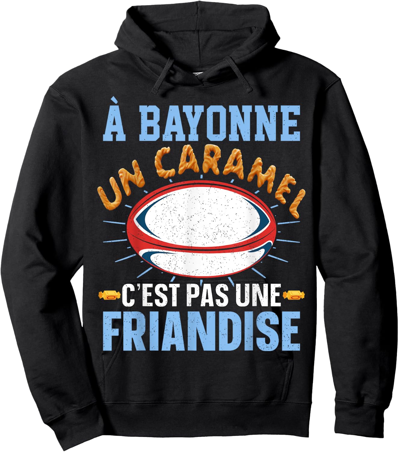 Bayonne Rugby Supporter for Bayonnais fan of Humour Rugby , Black, S Hoodie - Hoodie | Black