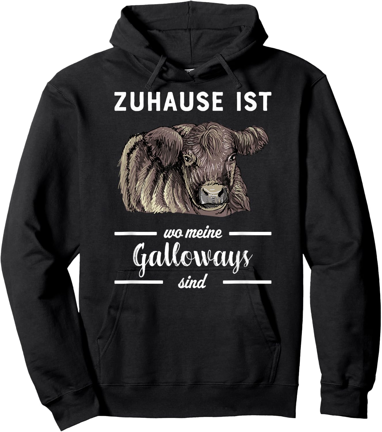 Galloway Rind I Schottland Rinderzucht für Rinderhalter Hoodie - Hoodie | Black