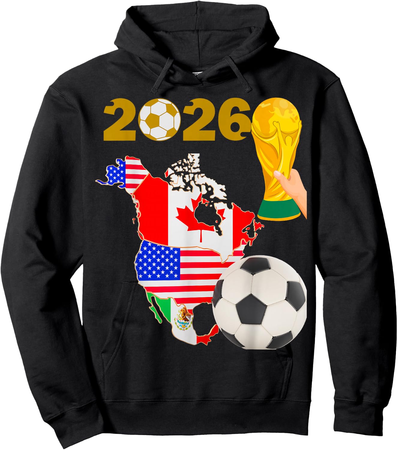 International Footbal 2026. Hoodie - Hoodie | Black