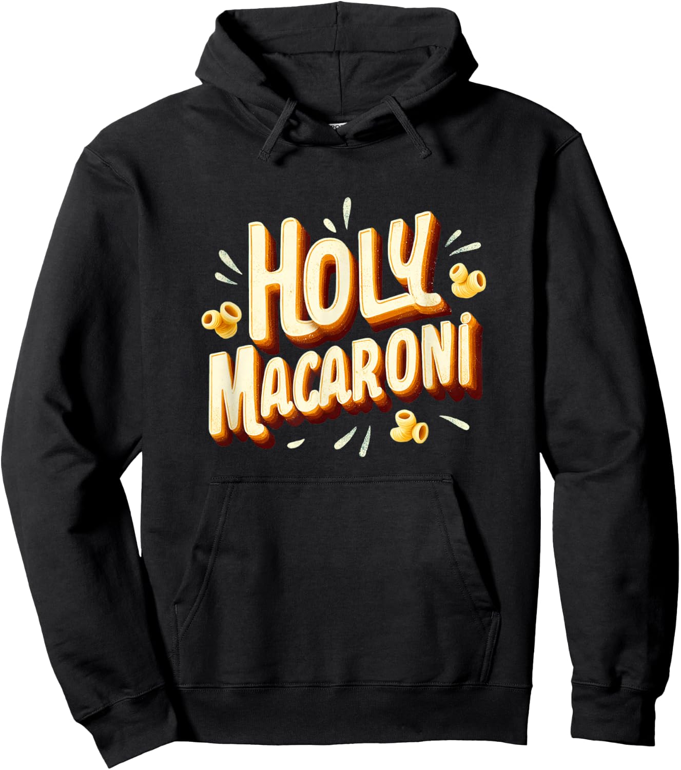 Funny Holy Macaroni Speech Costume Hoodie - Hoodie | Black