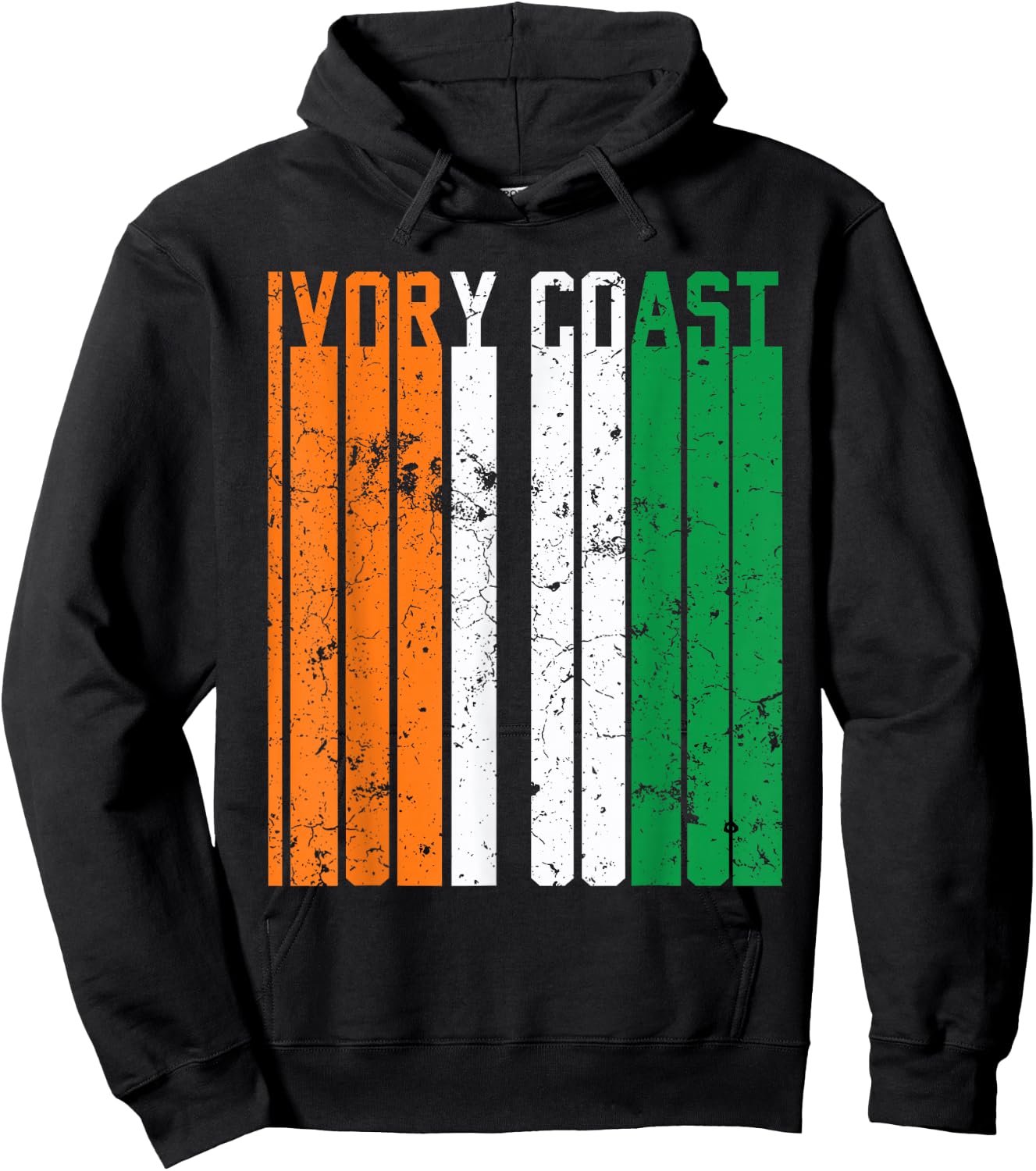 T-Shirt Hoodie - Hoodie | Black