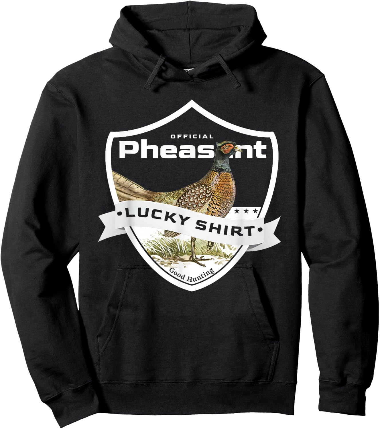 Pheasant Hunter Lucky Shirt for Pheasant Hunting Hoodie - Hoodie | Black