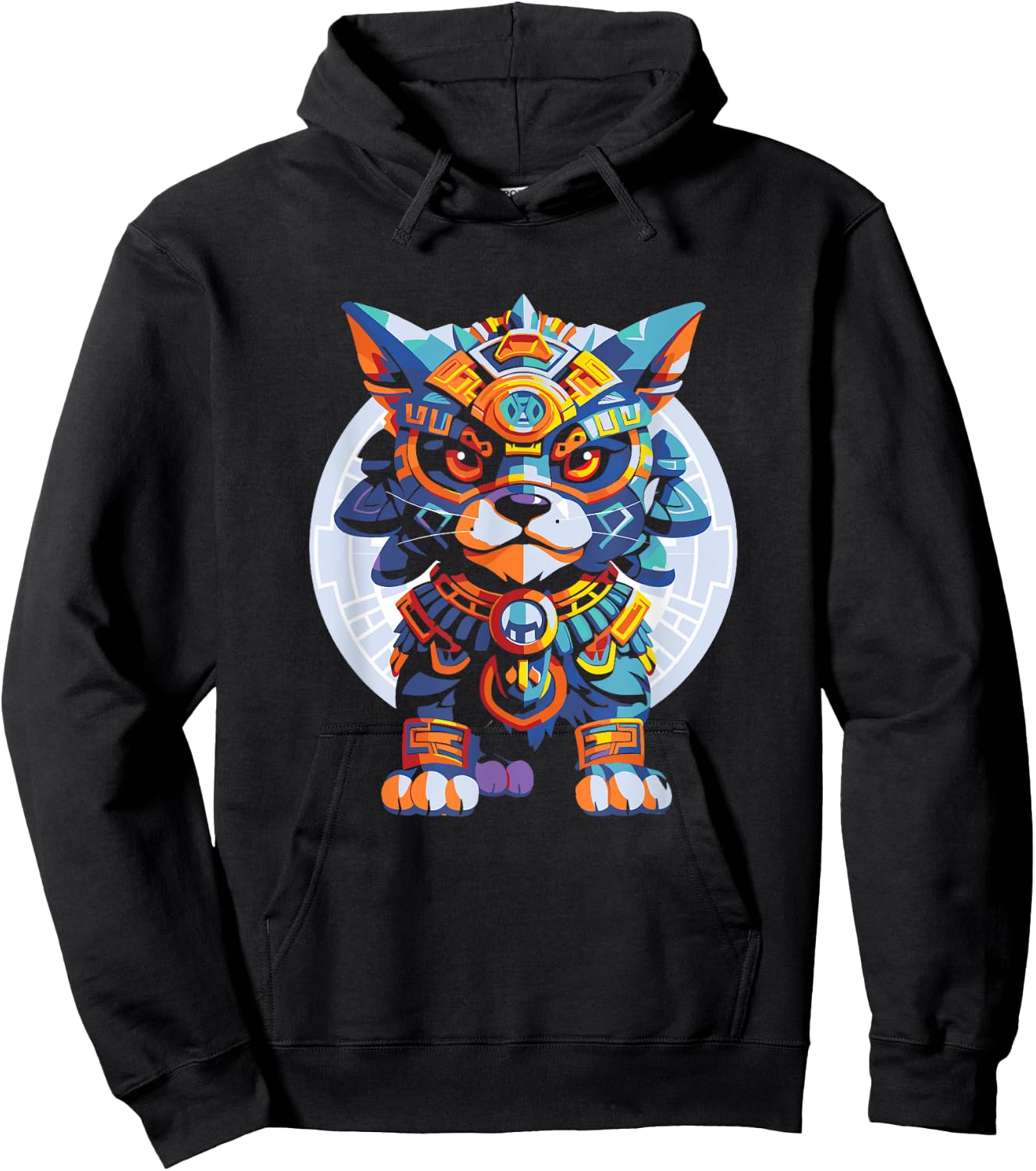 Aztec Jaguar Warrior Aztec Culture Mayan Indigenous Hoodie - Hoodie | Black