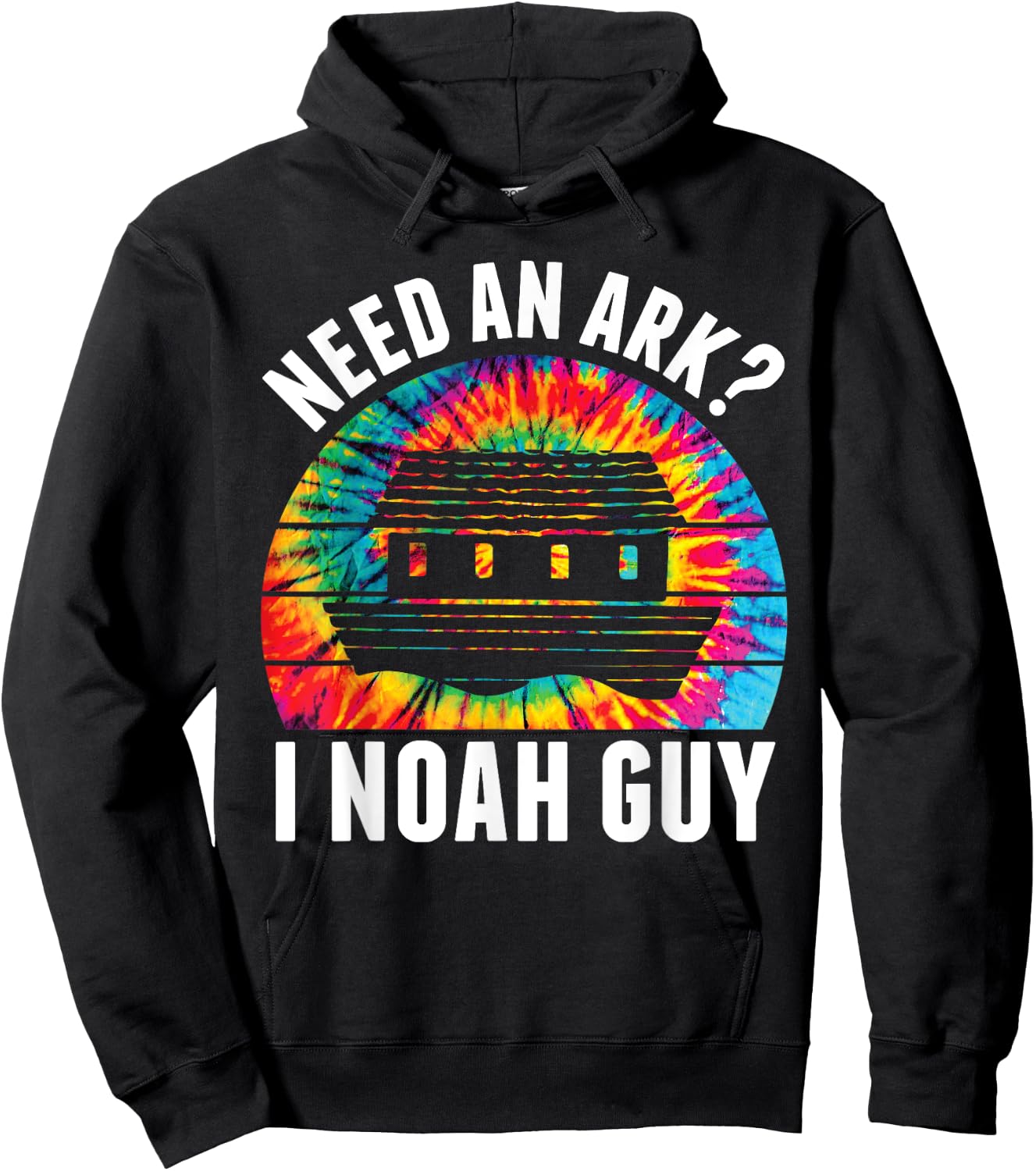 Need an Ark I Noah Guy Funny Jesus Bible Faith Christian Pun Hoodie - Hoodie | Black