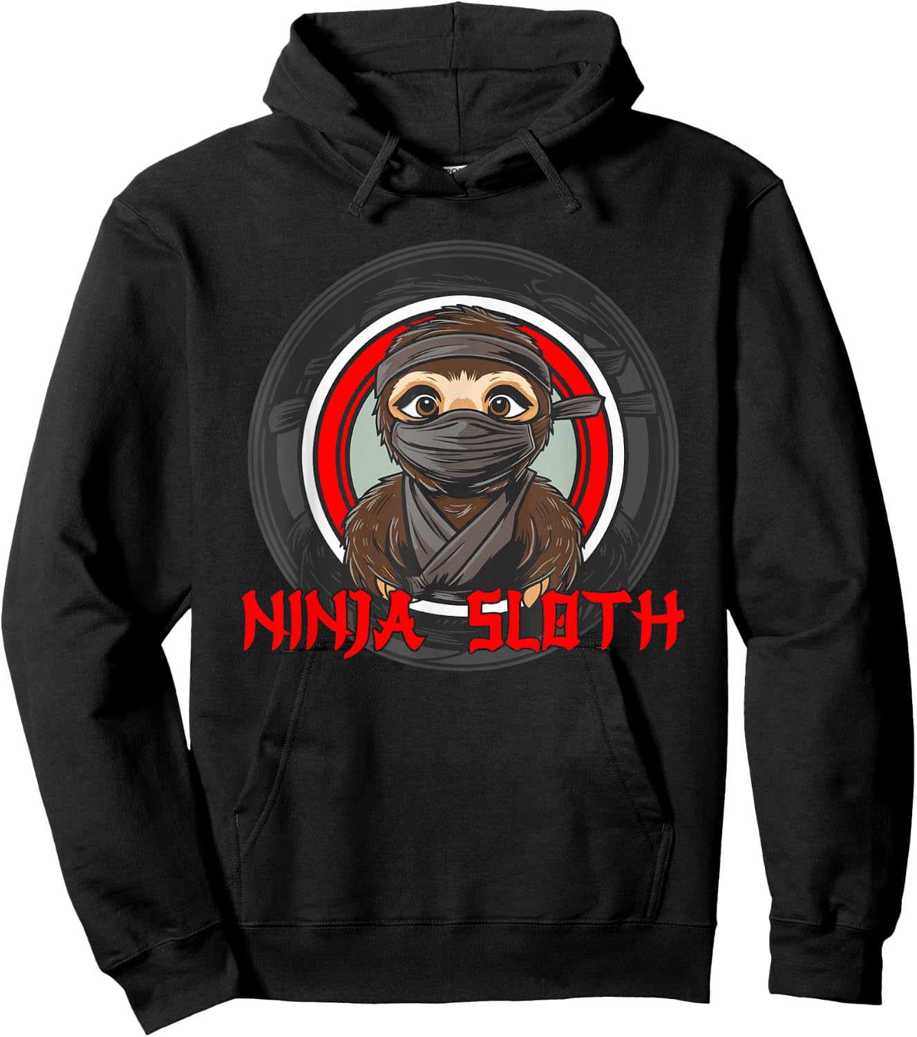 Ninja Sloth Hoodie - Hoodie | Black