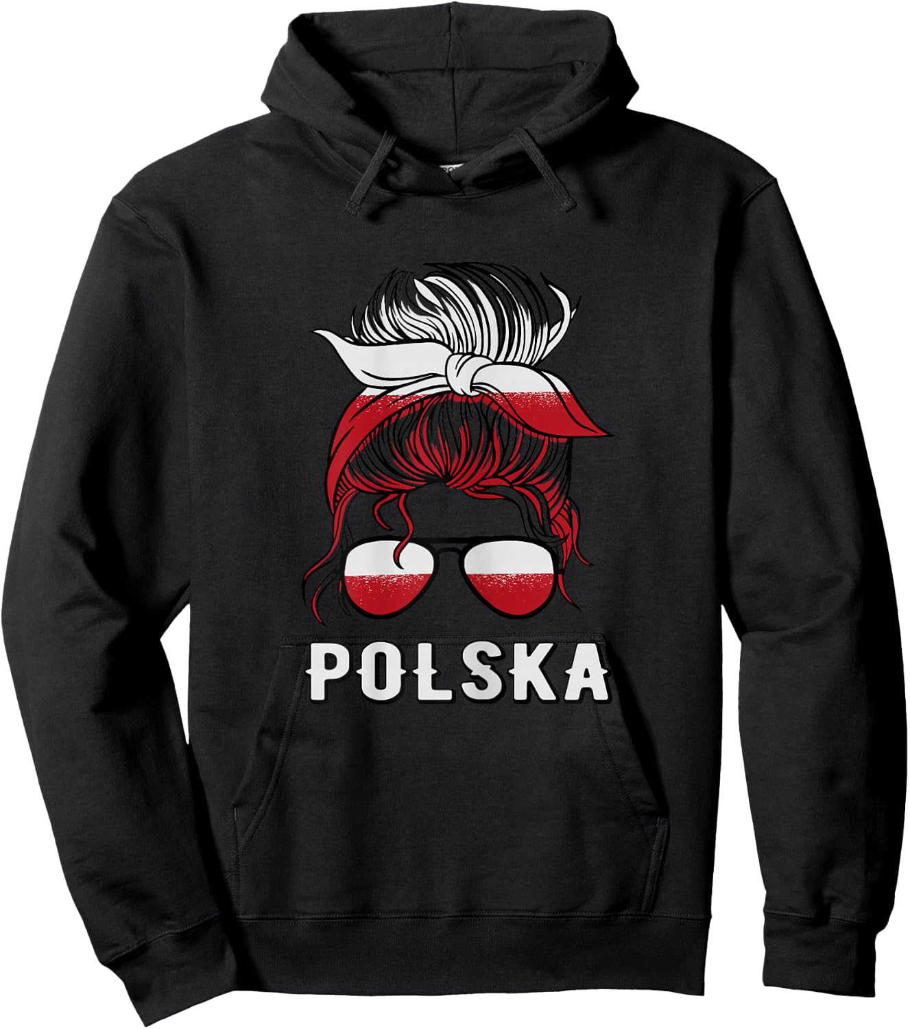 Polska Mädchen Polen Mädchen Polnisch Mädchen Frauen Polska Hoodie - Hoodie | Black