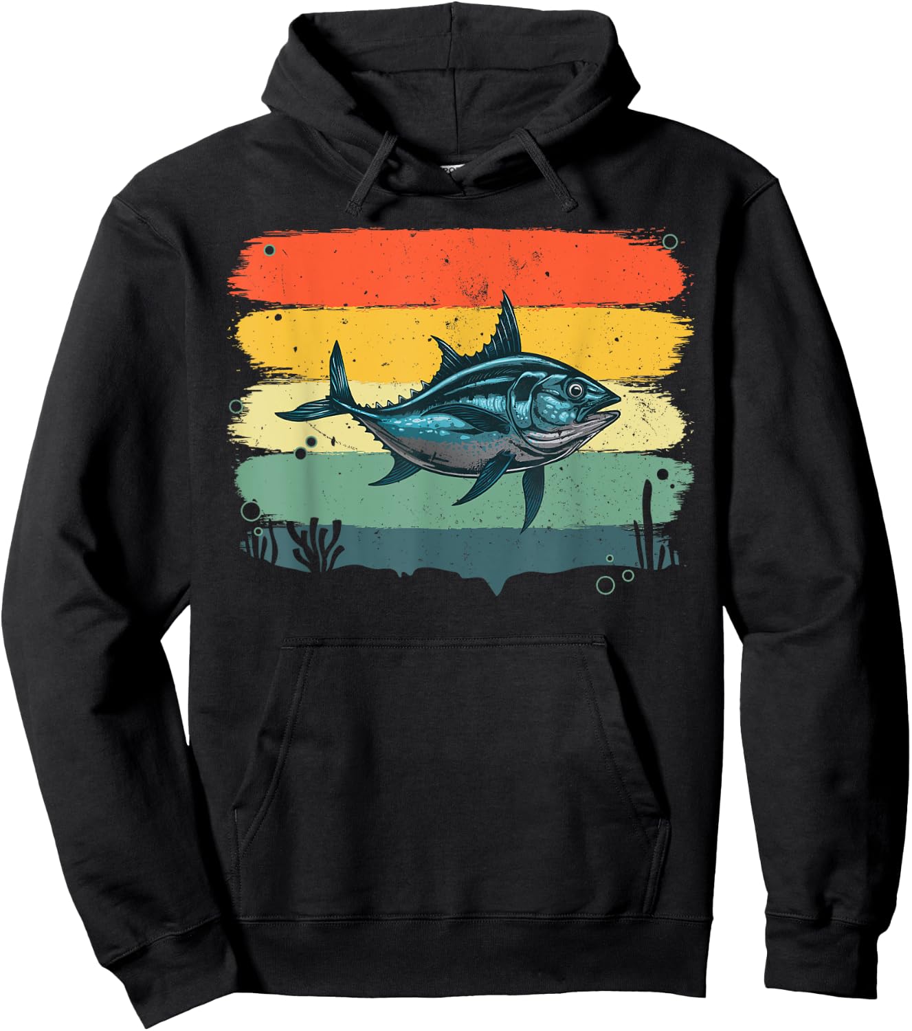 Cool Tuna Design Women Kids Tuna Fish Tuna Fishing Hoodie - Hoodie | Black