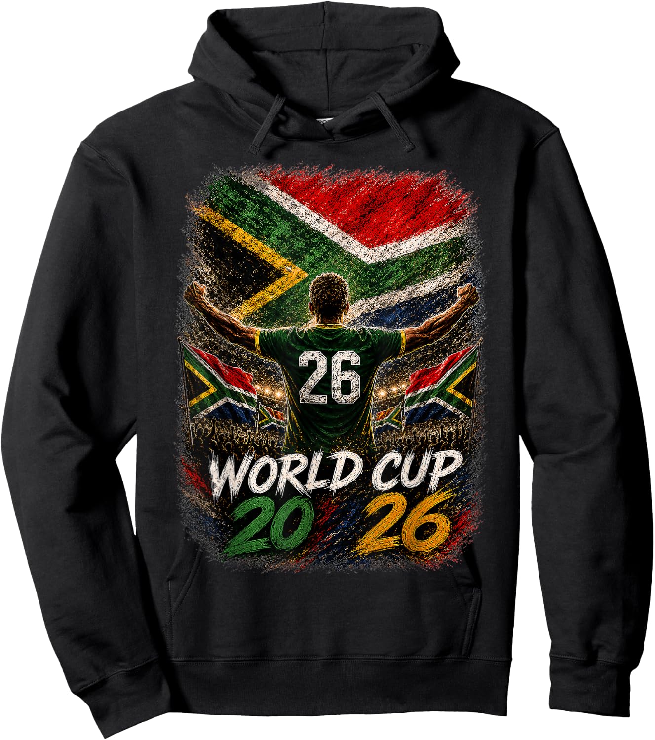 Soccer - World Cup 2026 South Africa Winner Hoodie - Hoodie | Black