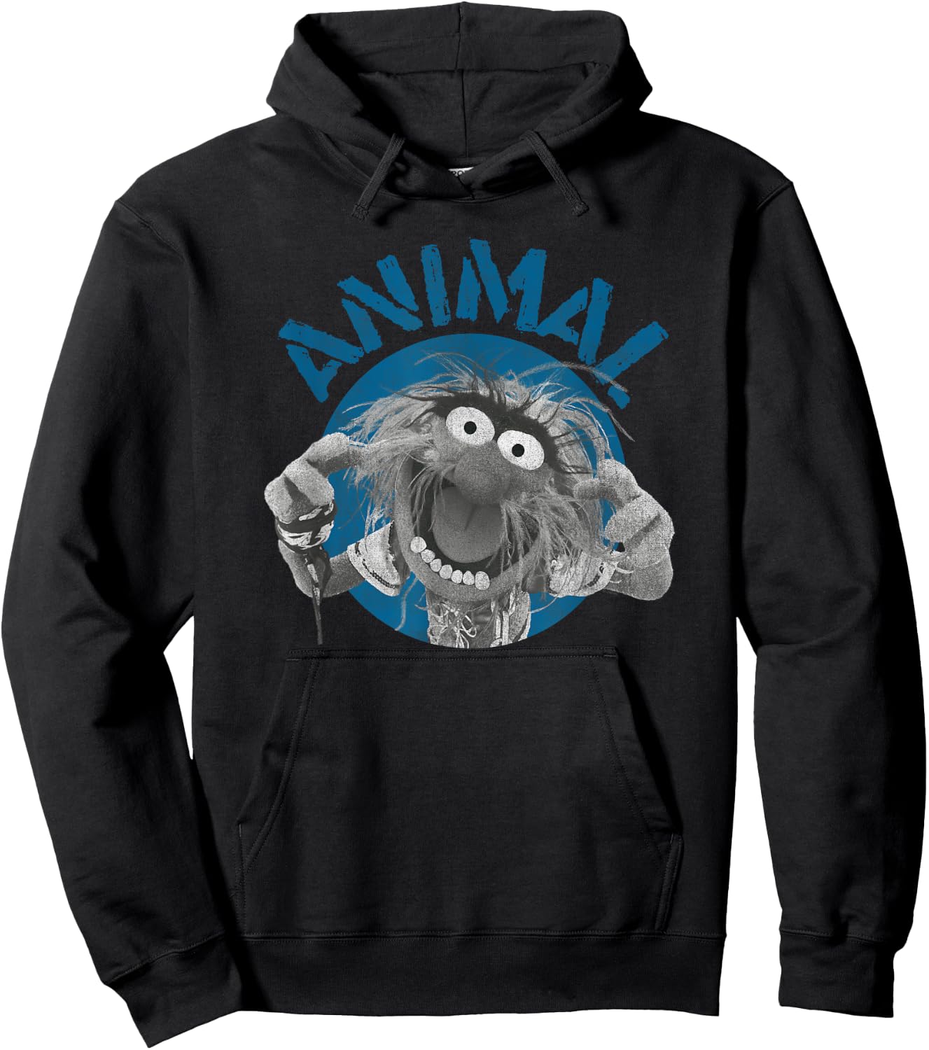 The Muppets Animal Face Hoodie - Hoodie | Black