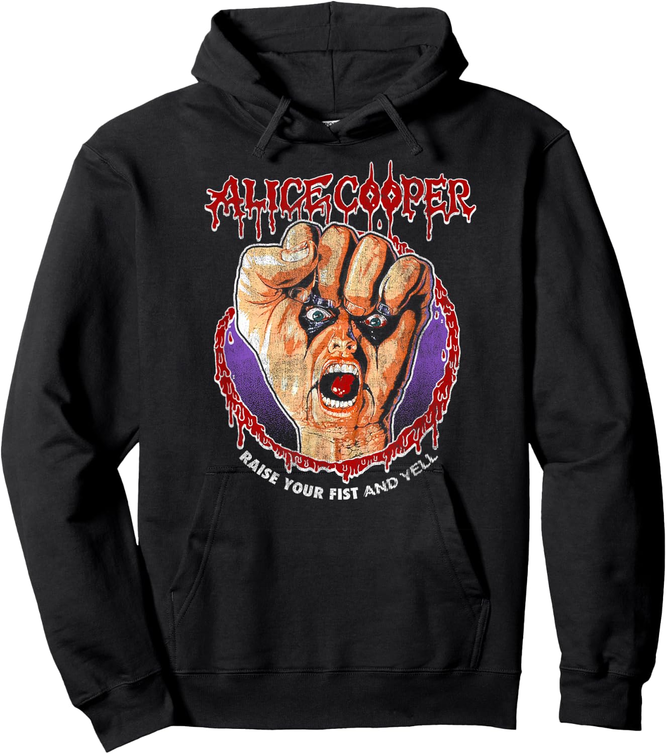 Alice Cooper – Raise Your Fist Vignette , Black, S Hoodie - Hoodie | Black