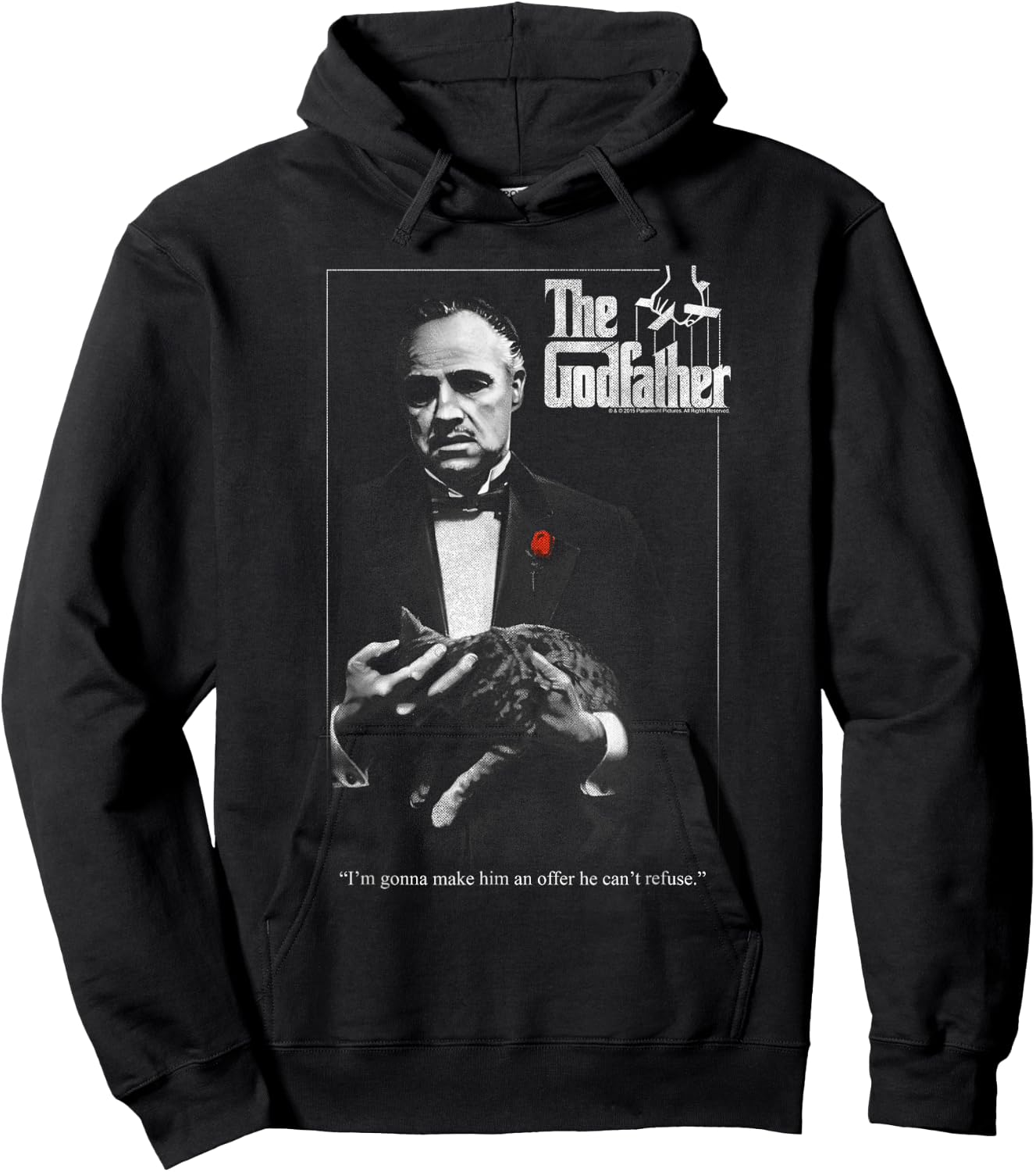 The Godfather Poster , black Hoodie - Hoodie | Black