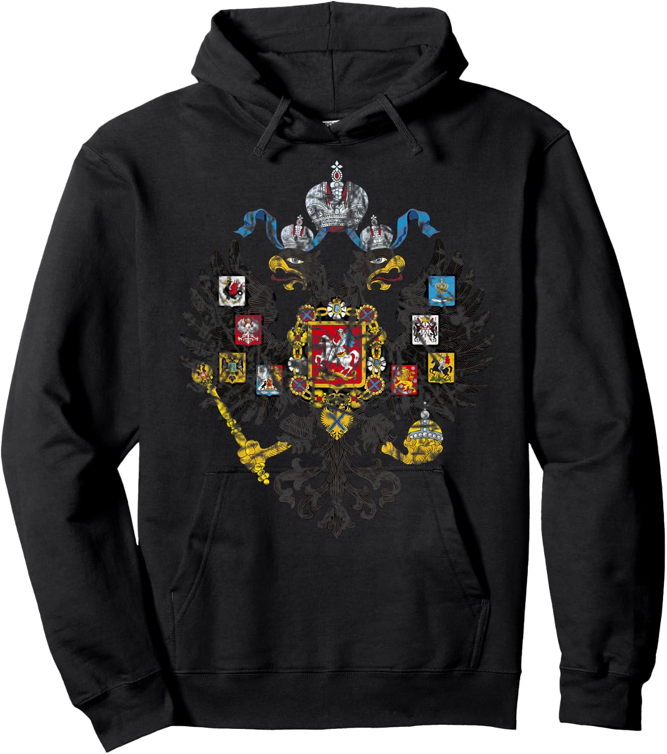 Russian Empire coat of arms Hoodie - Hoodie | Black