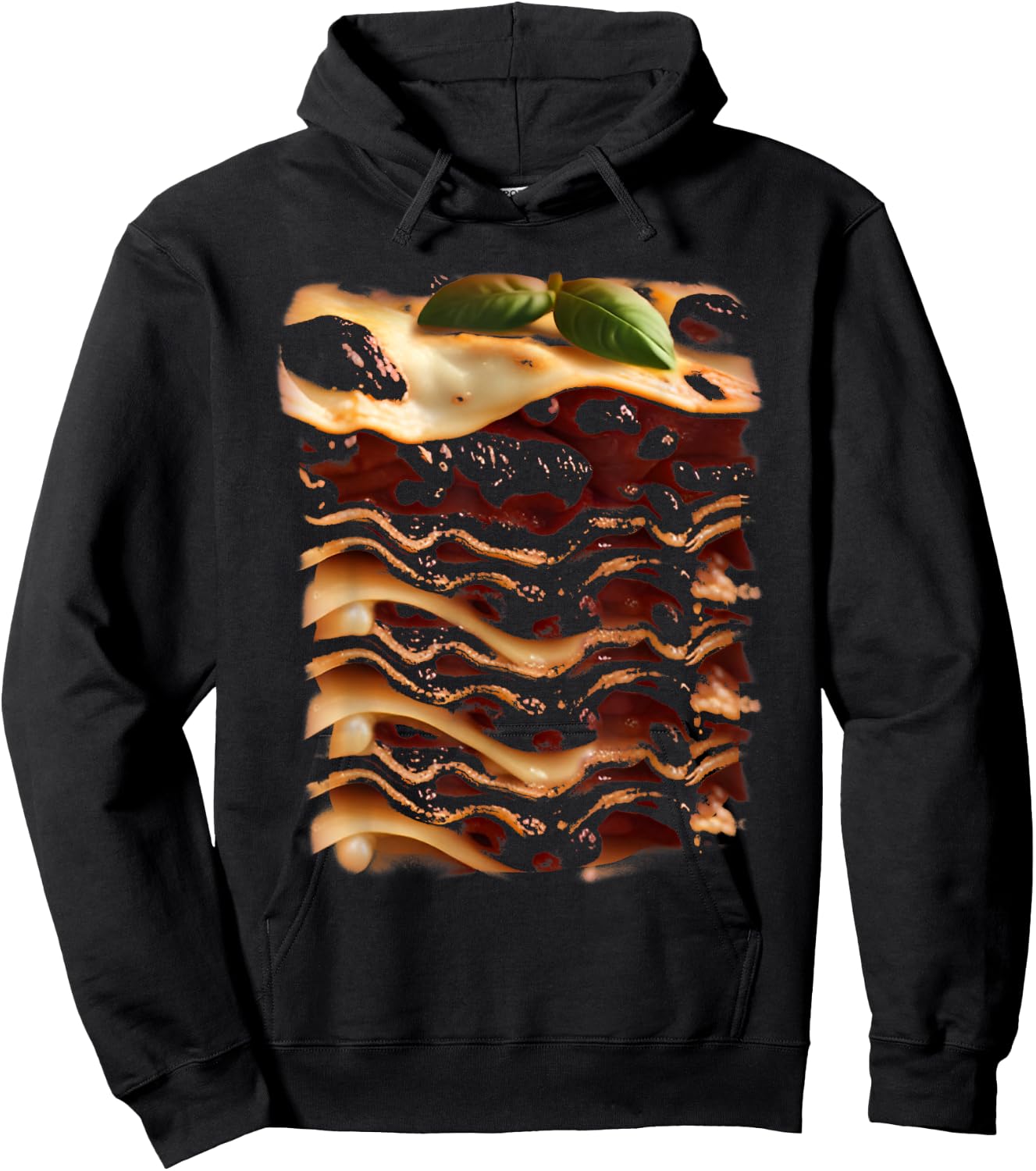 Lasagne Halloween Costume , red Hoodie - Hoodie | Black