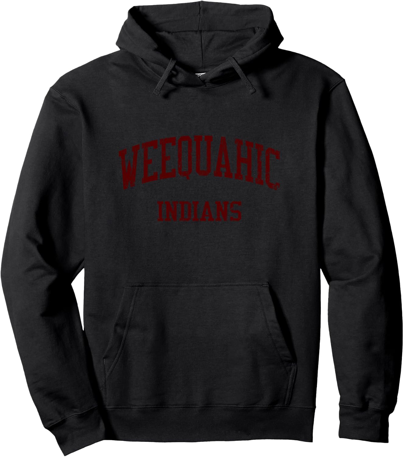 Weequahic High School HS Newark NJ Vintage Sports Hoodie - Hoodie | Black