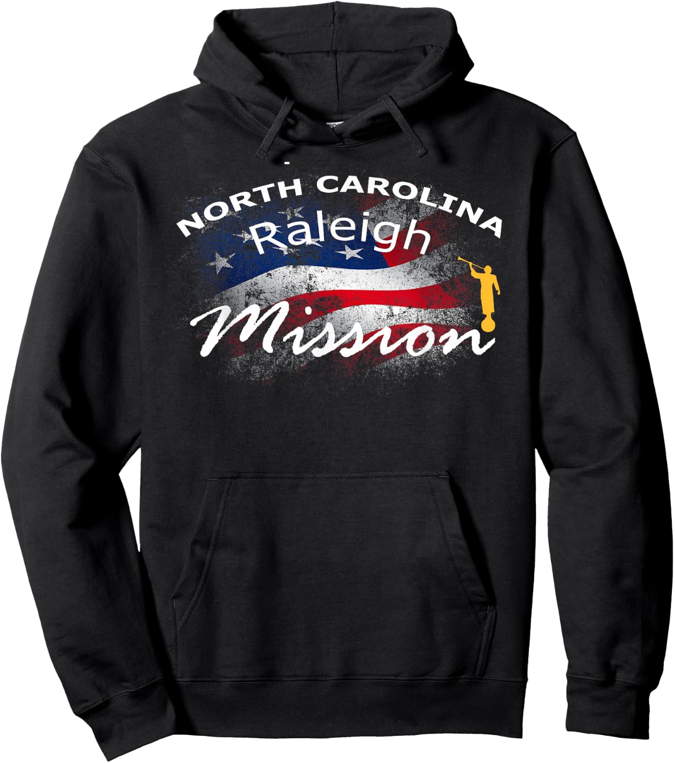 North Carolina Raleigh Mormon LDS Mission Missionary Gift Hoodie - Hoodie | Black