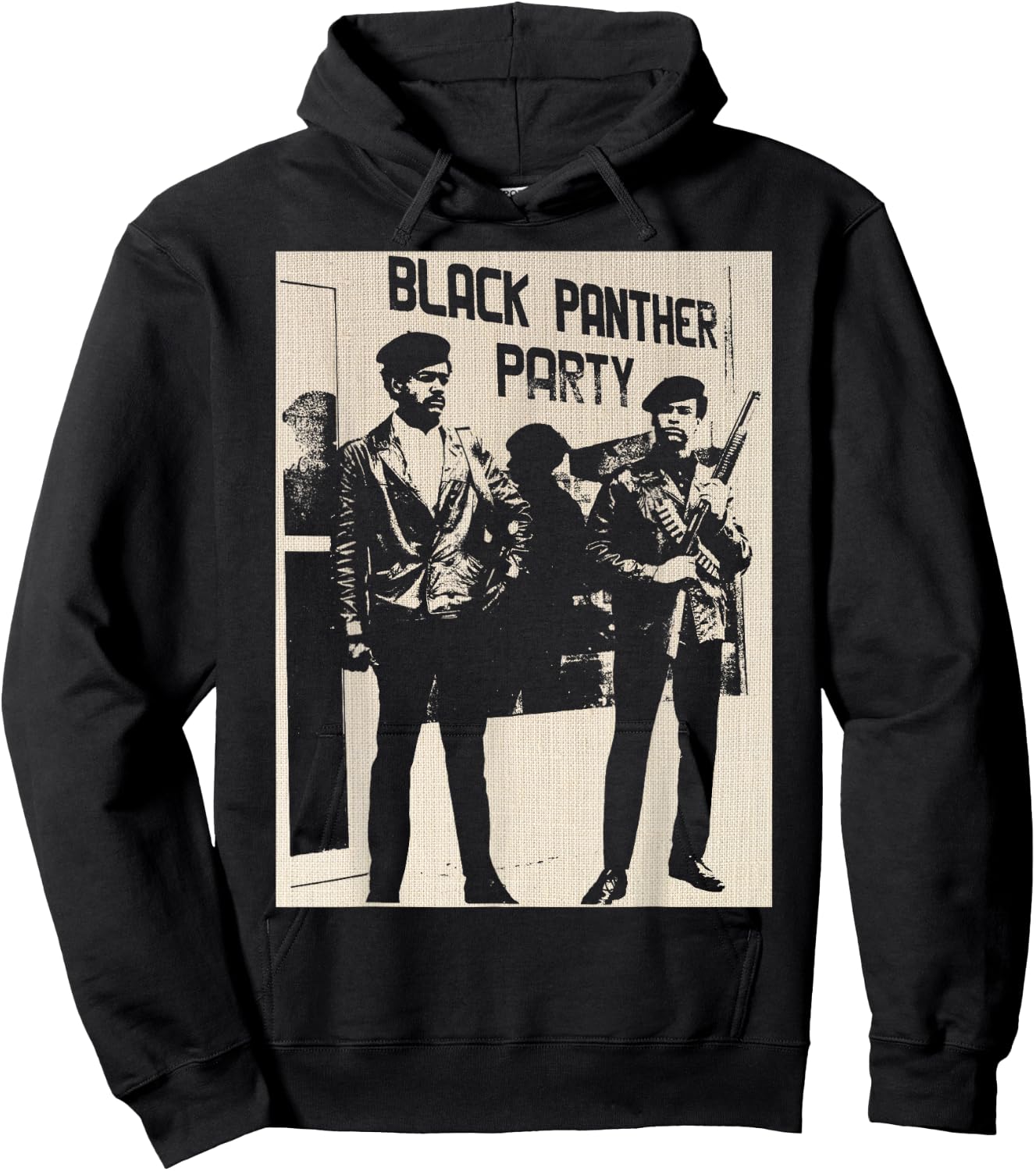BPP Vintage Black History Self Defense Black Panthers Party Small Hoodie - Hoodie | Black