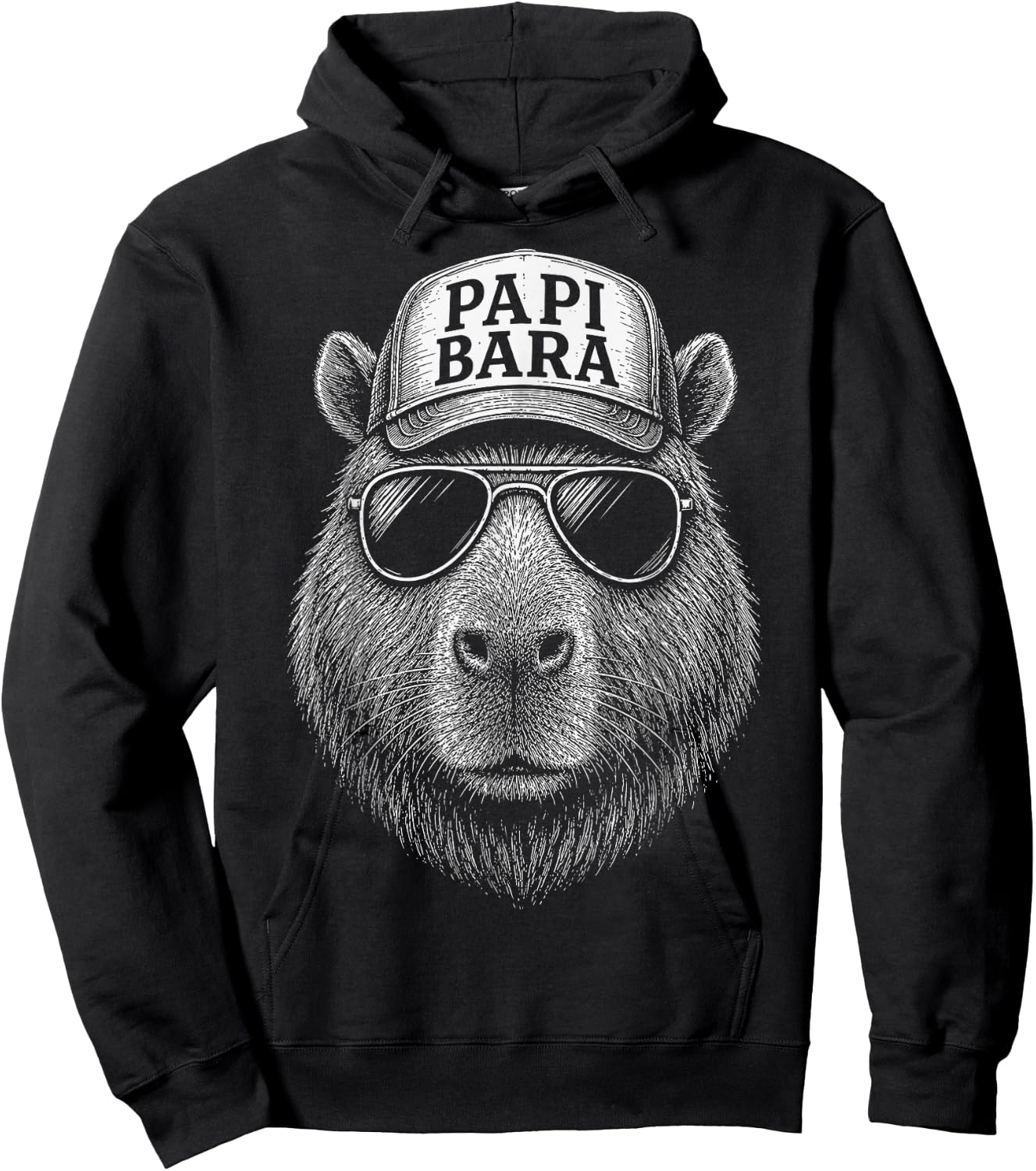 Papa Geschenk Papa Vatertag Shirt Herren Lustig Papa Hoodie - Hoodie | Black