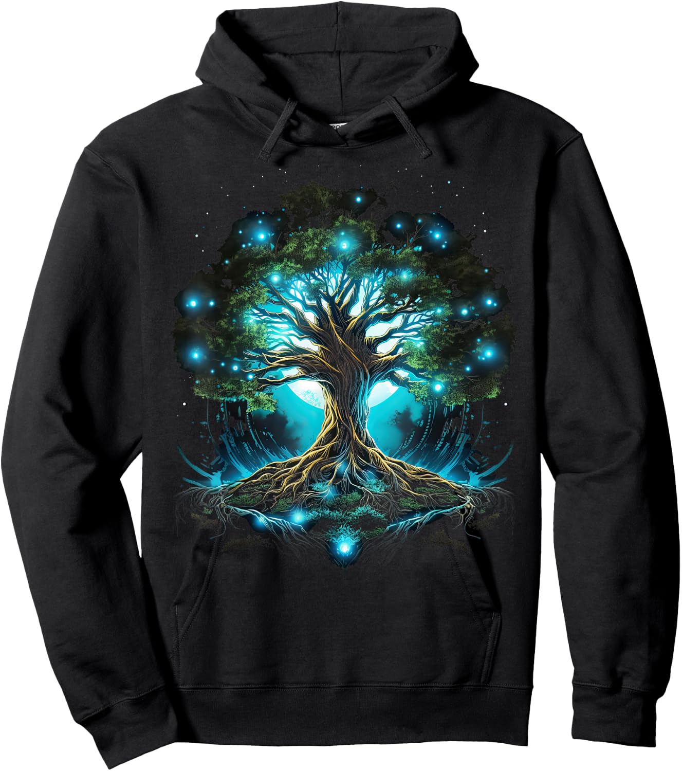 Tree of Life Viking Midgard Thor Walhalla , black Hoodie - Hoodie | Black