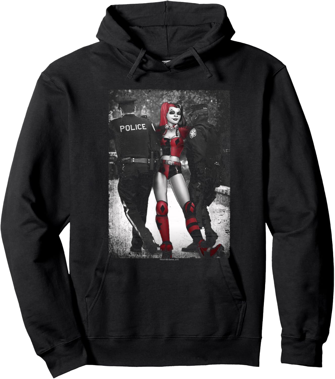Batman Harley Quinn Arrest Hoodie - Hoodie | Black