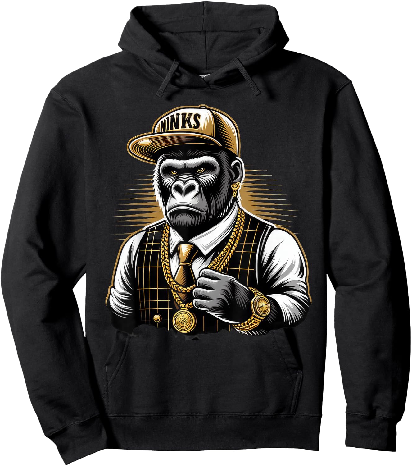 Hip Hop Kostüm Junge , black, S Hoodie - Hoodie | Black