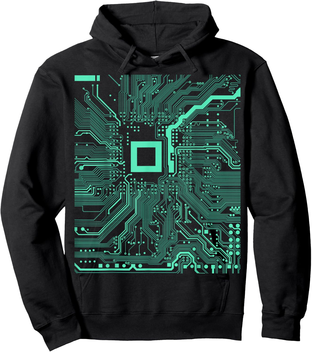 Computer Circuit Board Electronics Technician Hoodie - Hoodie | Black