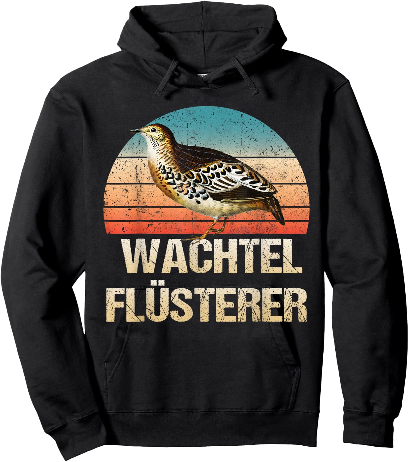 Wachtel Flüsterer für Wachtelliebhaber der Wachtelzucht Hoodie - Hoodie | Black